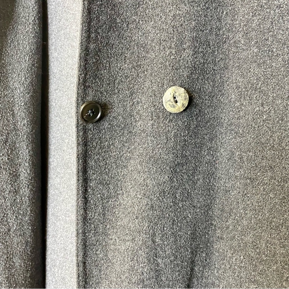 Uniqlo grey wool blend hooded coat - Picture 8 of 10